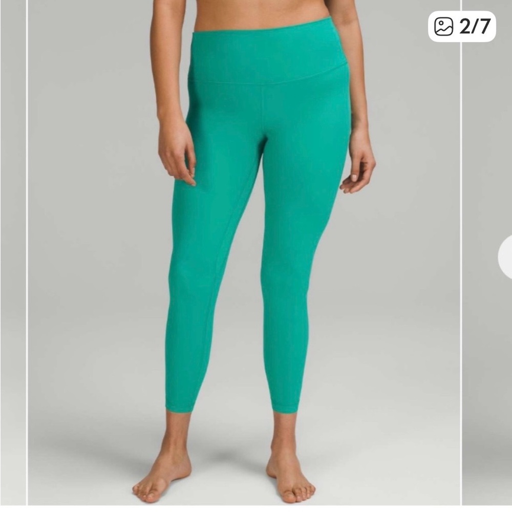 lululemon athletica Teal Green High-Rise Leggings